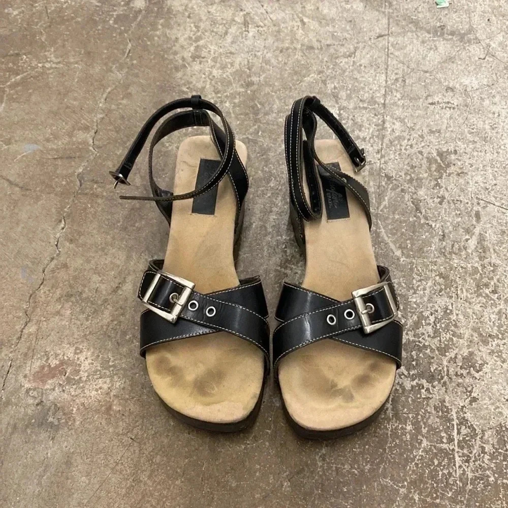 Leather  clogs - Picture 2 of 8